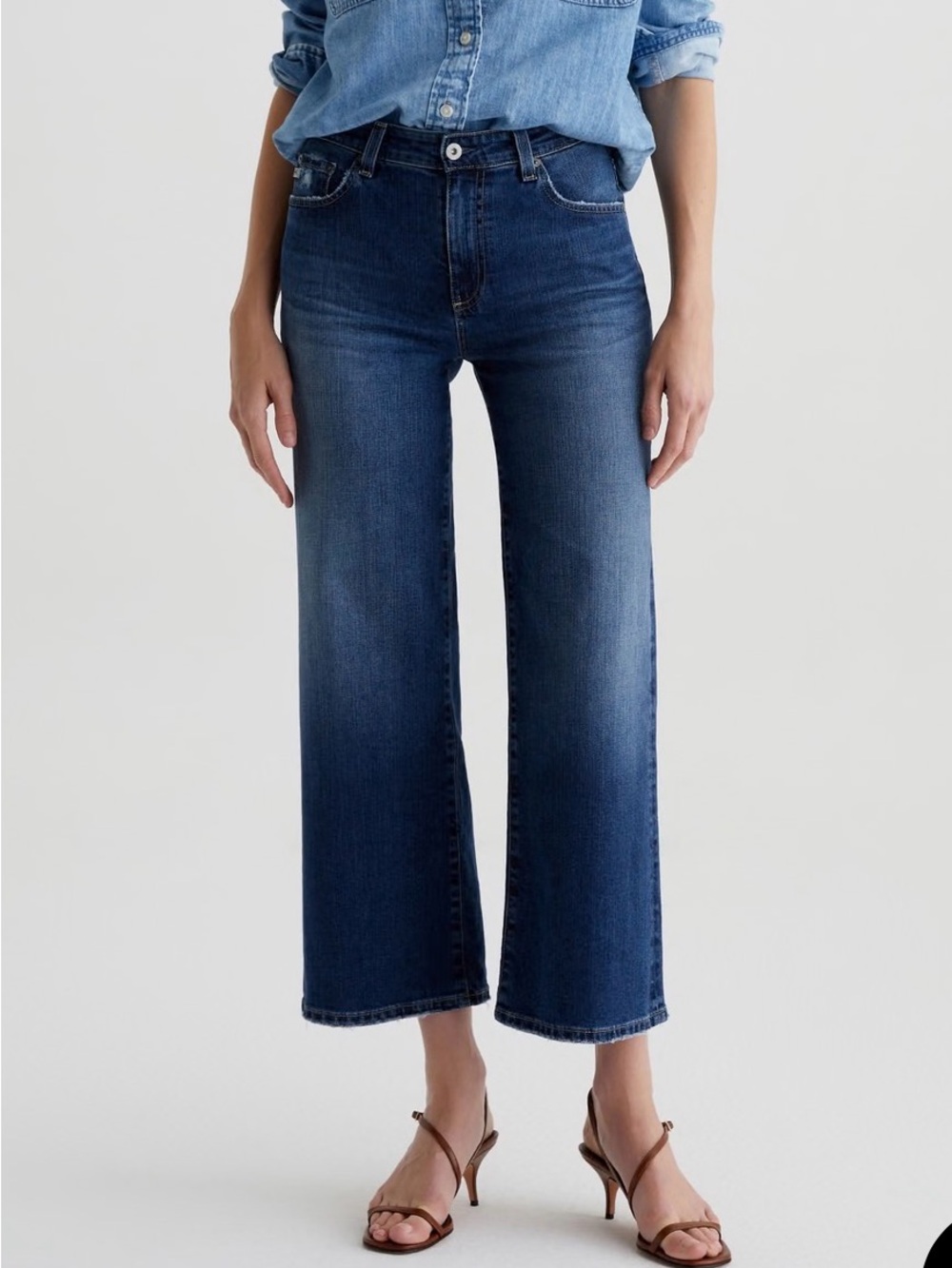 AG Saige Wide Leg Crop Jean